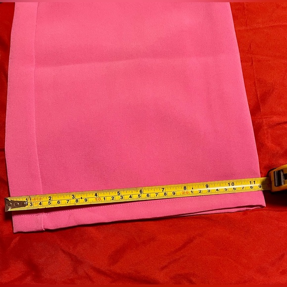 Sincerely Jules Vibrant Pink High Waisted Flare pants with matching crop top set - Picture 10 of 10